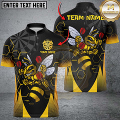 Maxcorners Darts Bee Sting Personalized Name, Team Name 3D Shirts