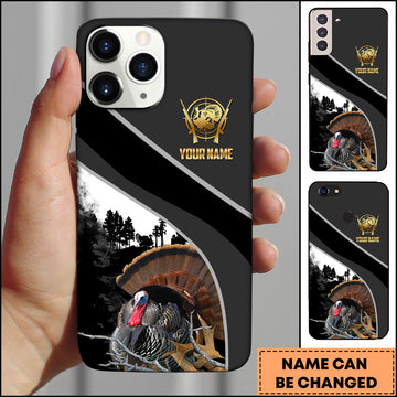 Maxcorners Turkey Hunting Forest Classic Personalized Name Phone Case