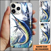 Maxcorners Marlin Fishing Water Sport Jersey Personalized Name Phone Case