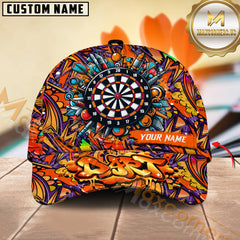 Maxcorners Darts Graffiti Gunners Darts Jersey  Multicolor Option Personalized Name 3D Cap