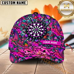 Maxcorners Darts Graffiti Gunners Darts Jersey  Multicolor Option Personalized Name 3D Cap