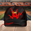 Maxcorners Bowling Premium Crown Multicolor Personalized Name 3D Cap
