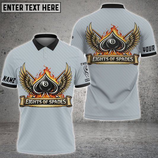 Maxcorners Billiard Personalized Name 3D Shirt For Davey Mitchel