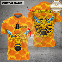 Maxcorners Darts Bee Sting Personalized Name, Team Name 3D Shirts
