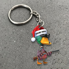 Maxcorners Personalized Funny Duck Hunting Acrylic Christmas Ornament Custom Gift for Hunters & Outdoor Lovers LM0110
