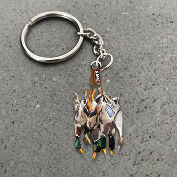 Maxcorners Custom Duck Hunting Acrylic Ornament - Personalized Waterfowl Christmas Decoration LM0411