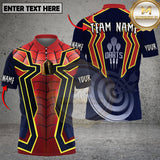 Maxcorners Darts Target Spider Style Personalized Name 3D Unisex Shirt