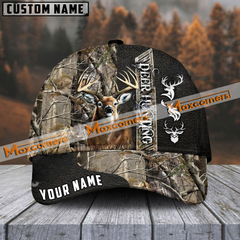 Maxcorners Deer Hunting Jungle Camo Multicolor Option Personalized Cap