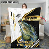 Maxcorners Mahi-Mahi Fishing Hook Graphic & Jumping Fish Art  Personalized Name 3D Blanket