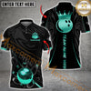Maxcorners Bowling Crowned King Multicolor Customized Name, Team Name 3D Shirts