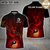 Maxcorners Billiard Dragon Yin Yang Ball 8&9 Multicolor Personalized Name, Team Name 3D Shirt