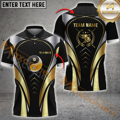 Maxcorners Billiard Prestige Yin And Yang Ball 89 Multicolor Customized Name, Team Name 3D Shirt