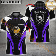 Maxcorners Billiard Prestige Yin And Yang Ball 89 Multicolor Customized Name, Team Name 3D Shirt