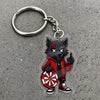 Maxcorners Darts Black Wolf Dartboard Mascot 3D Keychain And Ornament