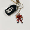 Maxcorners Darts Angry Bull Plaid Outfit 3D Keychain And Ornament