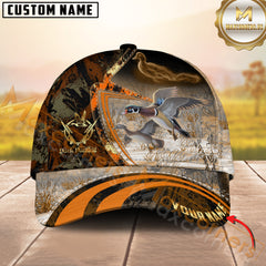 Maxcorners Rustic Hunting Personalized Name 3D Cap (Deer/Moose/Boar/Duck)
