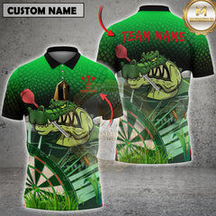 Maxcorners Darts Gator Multicolor Customized Name, Team Name 3D Shirts