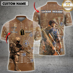 Maxcorners Urban Sniper Darts Multicolor Customized Name, Team Name 3D Shirts