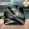 Maxcorners Fishing Jumping Water Splash Graphic Personalized 3D Cap