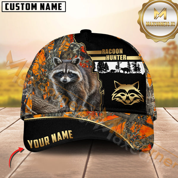Maxcorners Premium Hunting Orange Camouflage 3D Full Print Hat Best Gift For Hunter (Multioption)