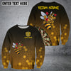 Maxcorners Darts Bee Dartboard Personalized Name 3D Unisex Shirt