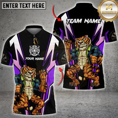 Maxcorners Darts Tiger Power Multicolor Customized Name, Team Name 3D Shirts