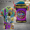Maxcorners Darts Comic Blast Multicolor Customized Name, Team Name 3D Shirts