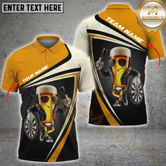 Maxcorners Darts Funny Beer Multicolor Options Personalized Name, Team Name 3D Shirt