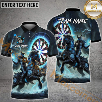 Maxcorners Darts Dark Knight Multicolor Options Personalized Name, Team Name 3D Shirt