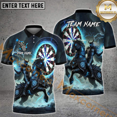 Maxcorners Darts Dark Knight Multicolor Options Personalized Name, Team Name 3D Shirt