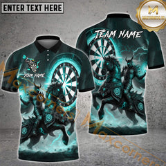 Maxcorners Darts Dark Knight Multicolor Options Personalized Name, Team Name 3D Shirt