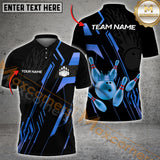 Maxcorners Bowling Golden King Multicolor Options Personalized Name, Team Name 3D Shirt