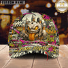 Maxcorners Bowling Mad Bowl Graffiti Style Multicolor Personalized Name 3D Cap