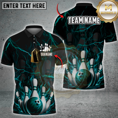Maxcorners Inferno Strike Bowling Multicolor Customized Name, Team Name 3D Shirts