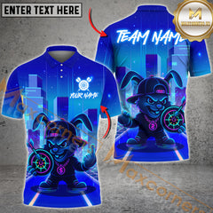 Maxcorners Urban Darts Bunny Multicolor Customized Name, Team Name 3D Shirts
