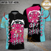 Maxcorners Darts Graffiti Vibes Smiley Multicolor Customized Name, Team Name 3D Polo Shirt