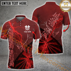 Maxcorners Darts Power Surge Multicolor Options Personalized Name, Team Name 3D Shirt