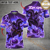 Maxcorners Bowling Thunder Stallion Multicolor Options Personalized Name, Team Name 3D Shirt