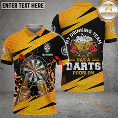 Maxcorners Darts Beer Personalized Name, Team Name 3D Shirt