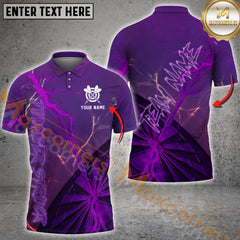 Maxcorners Darts Power Surge Multicolor Options Personalized Name, Team Name 3D Shirt