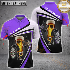 Maxcorners Darts Funny Beer Multicolor Options Personalized Name, Team Name 3D Shirt