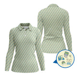Maxcorners High Noon Golf Shirt, Golf Pattern Polos For Men's, Golf Gift For Golfers