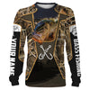 Maxcorners Personalized Fish On Bass Fishing Full Printing Fishing 3D Shirt
