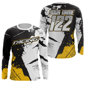 Maxcorners Skull Mountain Cycling Customize Name 3D Shirts