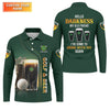 Maxcorners Hello Darkness My Old Friend Golf And Beer St Patrick's Day Green Golf Tops For Men, Golf Shirts For Men