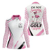 Maxcorners Personalized Pink Golf Crest Polo Shirt, Women’s Golf Polo, Ladies Golf Tops LM1507
