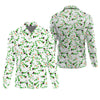 Maxcorners Dark Stout Beer St Patrick's Day Shamrocks White Golf Shirt, Polo Shirts For Men, Golf Shirts For Men