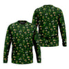 Maxcorners St Patrick's Day Golf Leprechaun Pose Shamrock Golf Shirt, Fun Golf Shirts For Men, Polo For Men