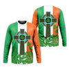Maxcorners Celtic Cross Knotwork St Patrick's Day Shamrock Golf Shirt, Men's Golf Polo Shirts, Golf Shirts For Men