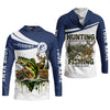 Maxcorners Hunting Solved Most of the Problems, Fishing Solves the Rest, Fishing & Hunting UPF Shirt